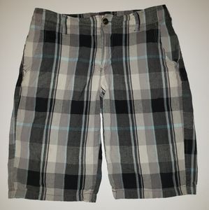 Boys 18Husky Plaid Shorts Summer